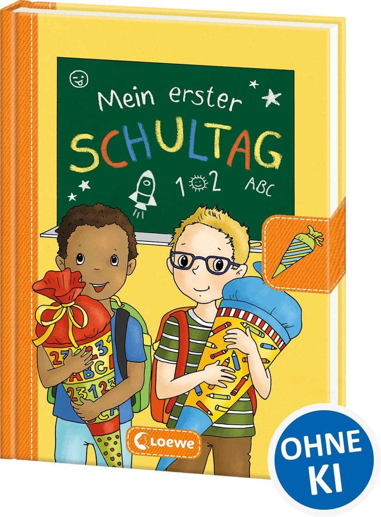 Mein erster Schultag - Jungs (Gelb)