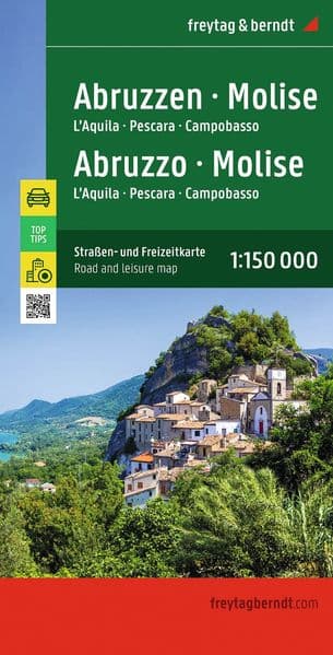 freytag & berndt Straßenkarte Abruzzen - Molise 1:150.000