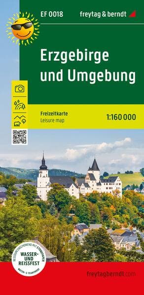 freytag & berndt Freizeitkarte Erzgebirge und Umgebung 1:160.000
