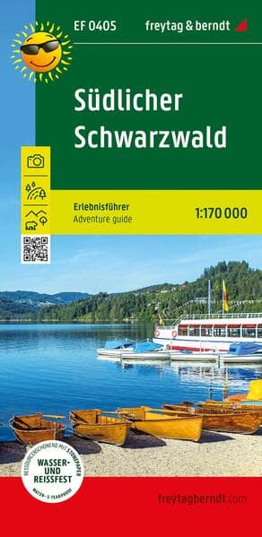freytag & berndt Freizeitkarte Südlicher Schwarzwald, Erlebnisführer 1:170.000