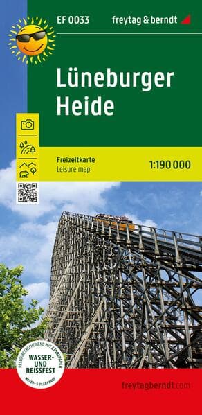 freytag & berndt Freizeitkarte Lüneburger Heide 1:190.000