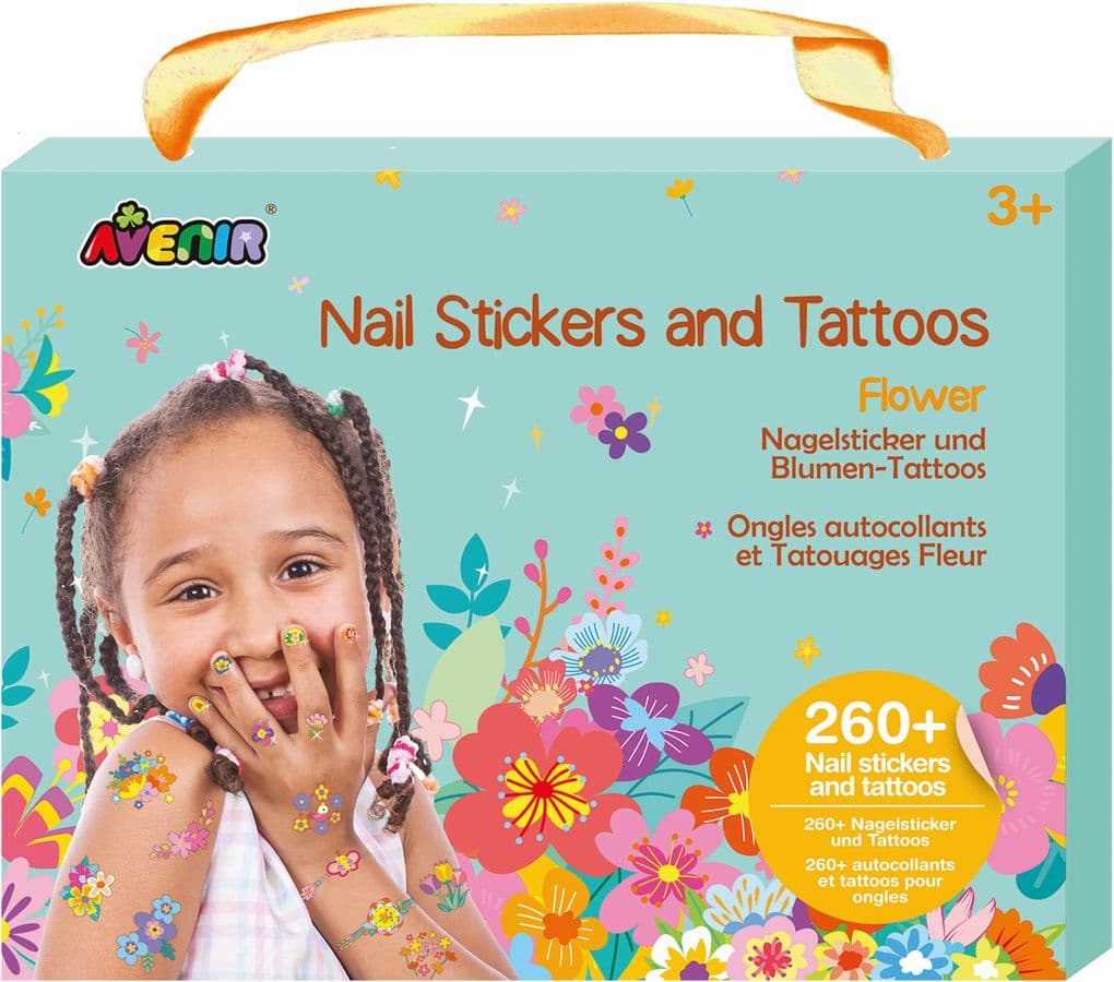 Avenir - Nagelsticker & Tattoos Blumen