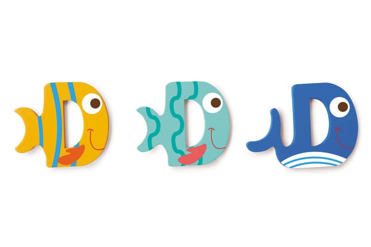 Scratch - Holzbuchstabe D