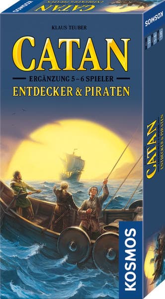 KOSMOS - Catan - Ergänzung 5-6 Spieler - Entdecker & Piraten