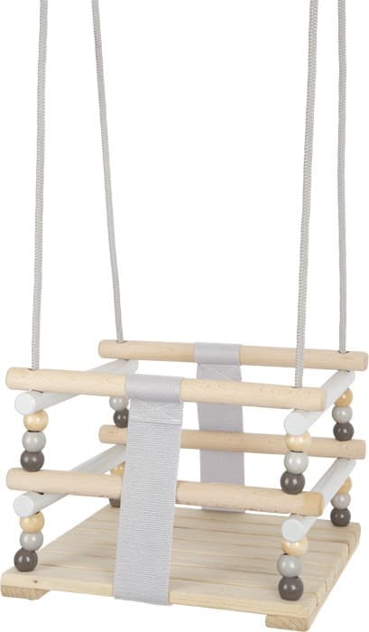 small foot 11940 - Kleinkindschaukel Skandi, Gitterschaukel, Schaukel, Holz