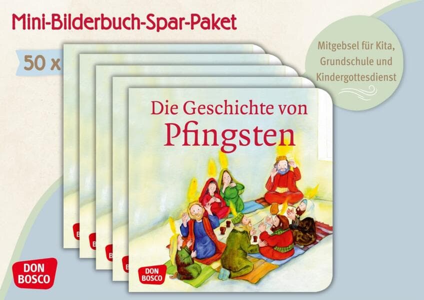 Die Geschichte von Pfingsten. Mini-Bilderbuch. Paket mit 50 Exemplaren zum Vorteilspreis