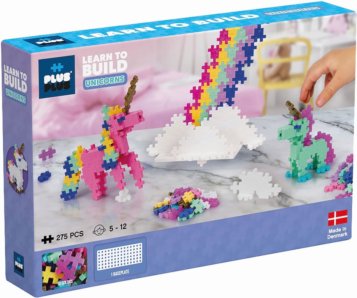 Plus-Plus - 275 Kreativ Bausteine Einhörner