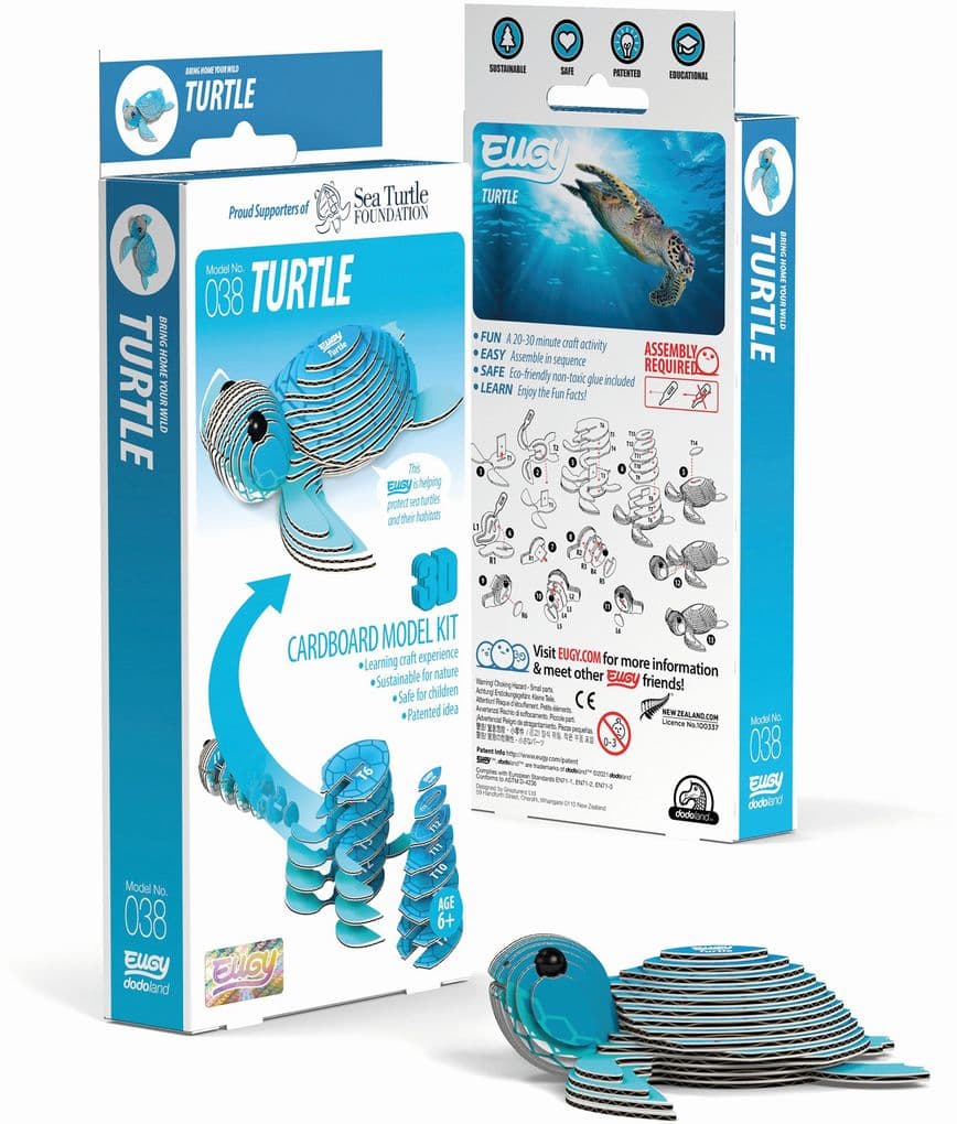 EUGY - 3D Bastelset Schildkröte