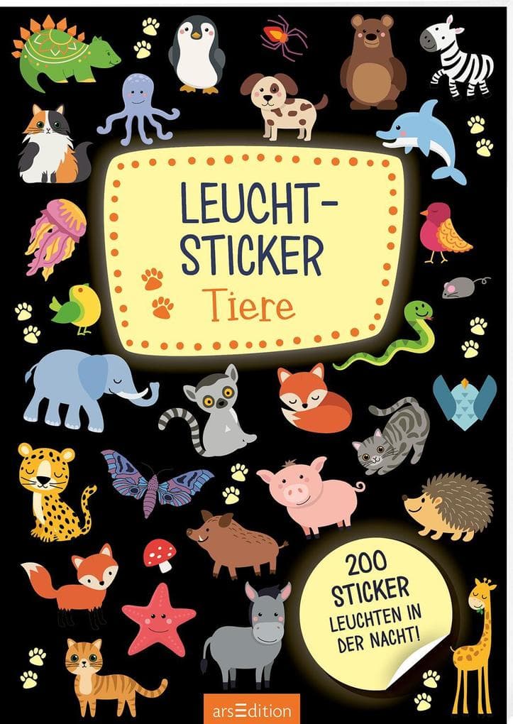 Leucht-Sticker - Tiere