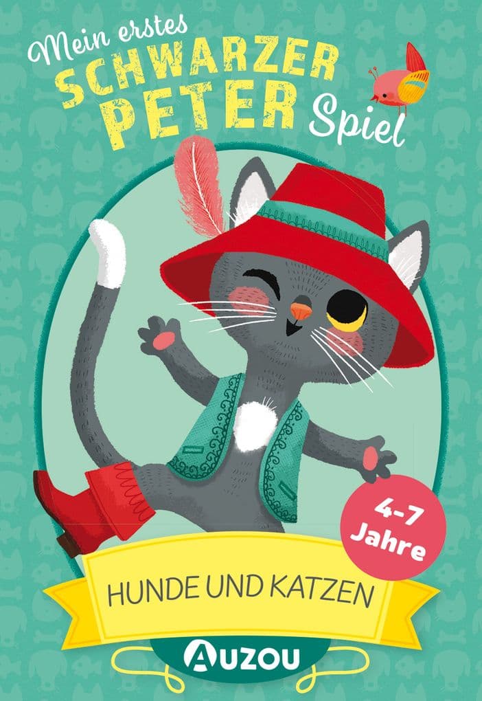 Auzou Mein erstes Schwarzer Peter Spiel - Hunde und Katzen