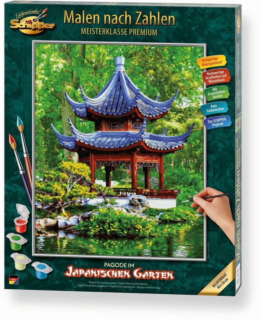 Schipper Malen nach Zahlen - Pagode im japanischen Garten
