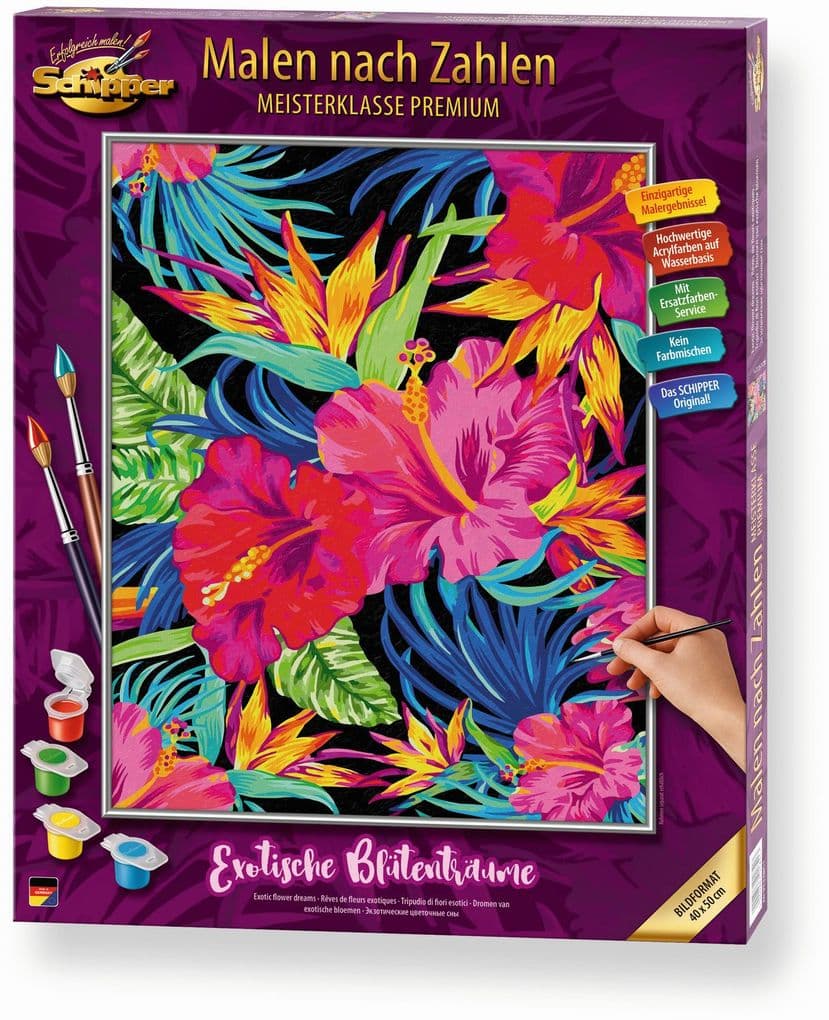 Schipper Malen nach Zahlen - Exotische Blütenträume