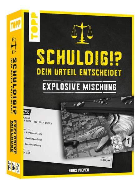 Schuldig?! Dein Urteil entscheidet - Explosive Mischung. Krimispiel in 50 Karten