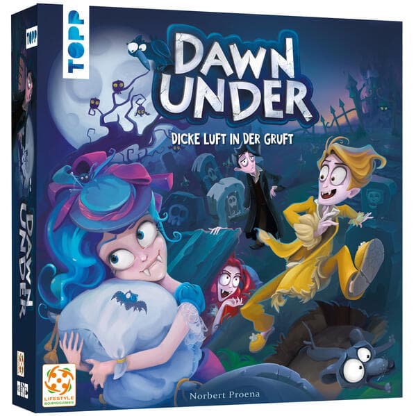 Dawn Under - Dicke Luft in der Gruft. Neuausgabe des Deutschen Kinderspiels 2004