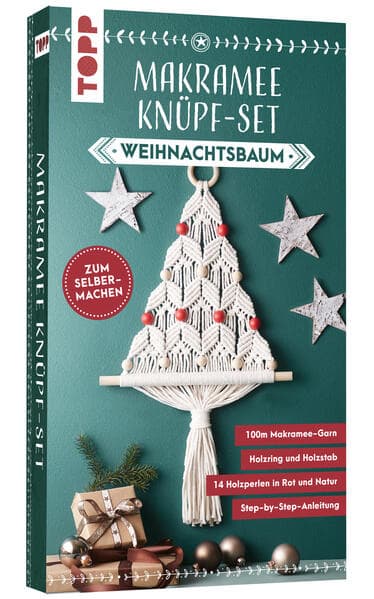 Makramee Knüpf-Set Weihnachtsbaum