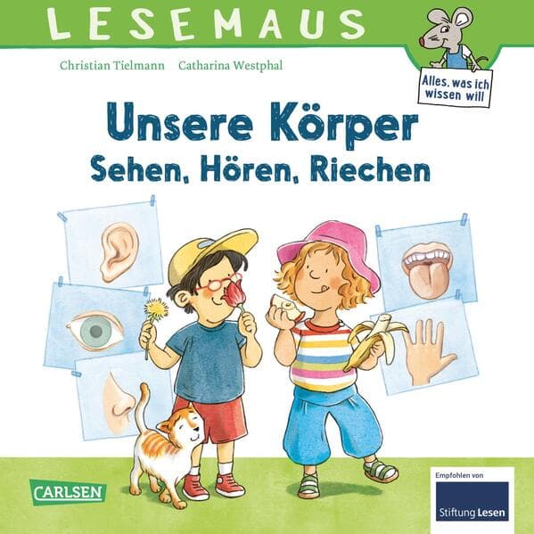 LESEMAUS 168: Unsere Körper - Sehen, Hören, Riechen