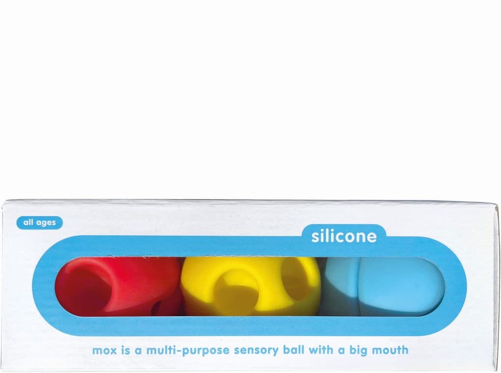 Moluk - Mox Spiel-/Stressball bunt 3er Set