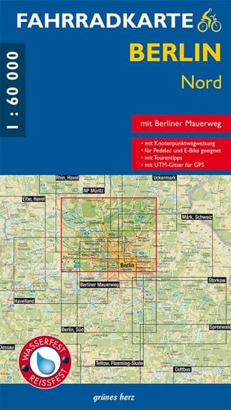 Fahrradkarte Berlin Nord