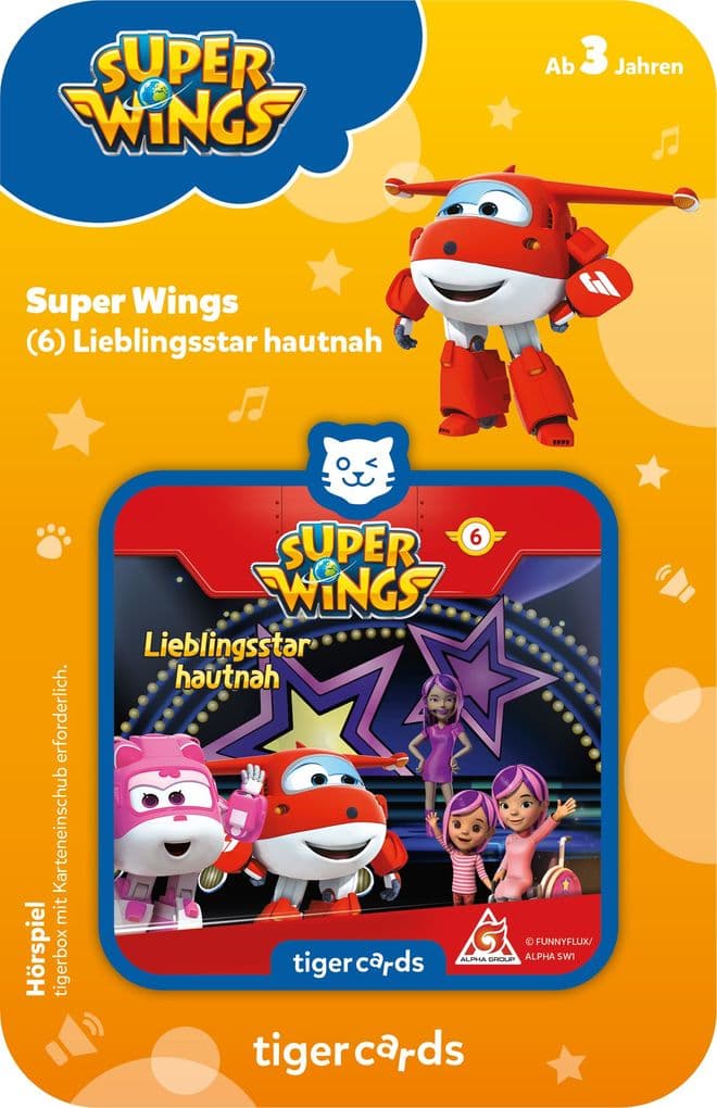 tigercard - Super Wings - 6 - Lieblingsstar hautnah