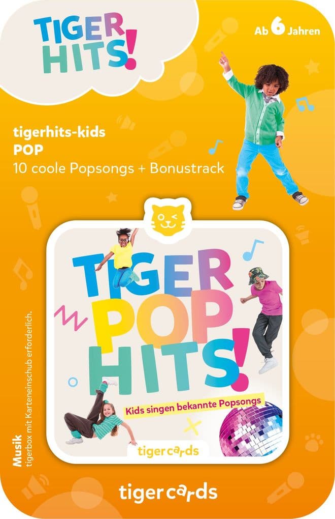 tigercard - tigerhits - tiger POP hits