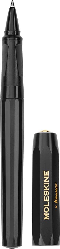 Moleksine Kaweco Roller Pen, Black, Medium Point (0.7 MM), Black Ink