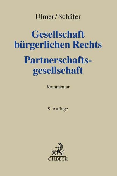 Gesellschaft bürgerlichen Rechts und Partnerschaftsgesellschaft. GbR, PartG