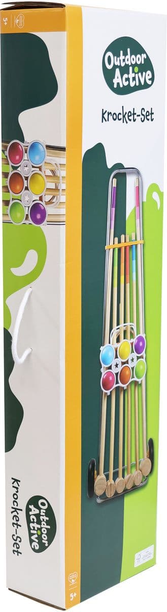 Outdoor active Krocketwagen für 6 Spieler, Länge 92 cm