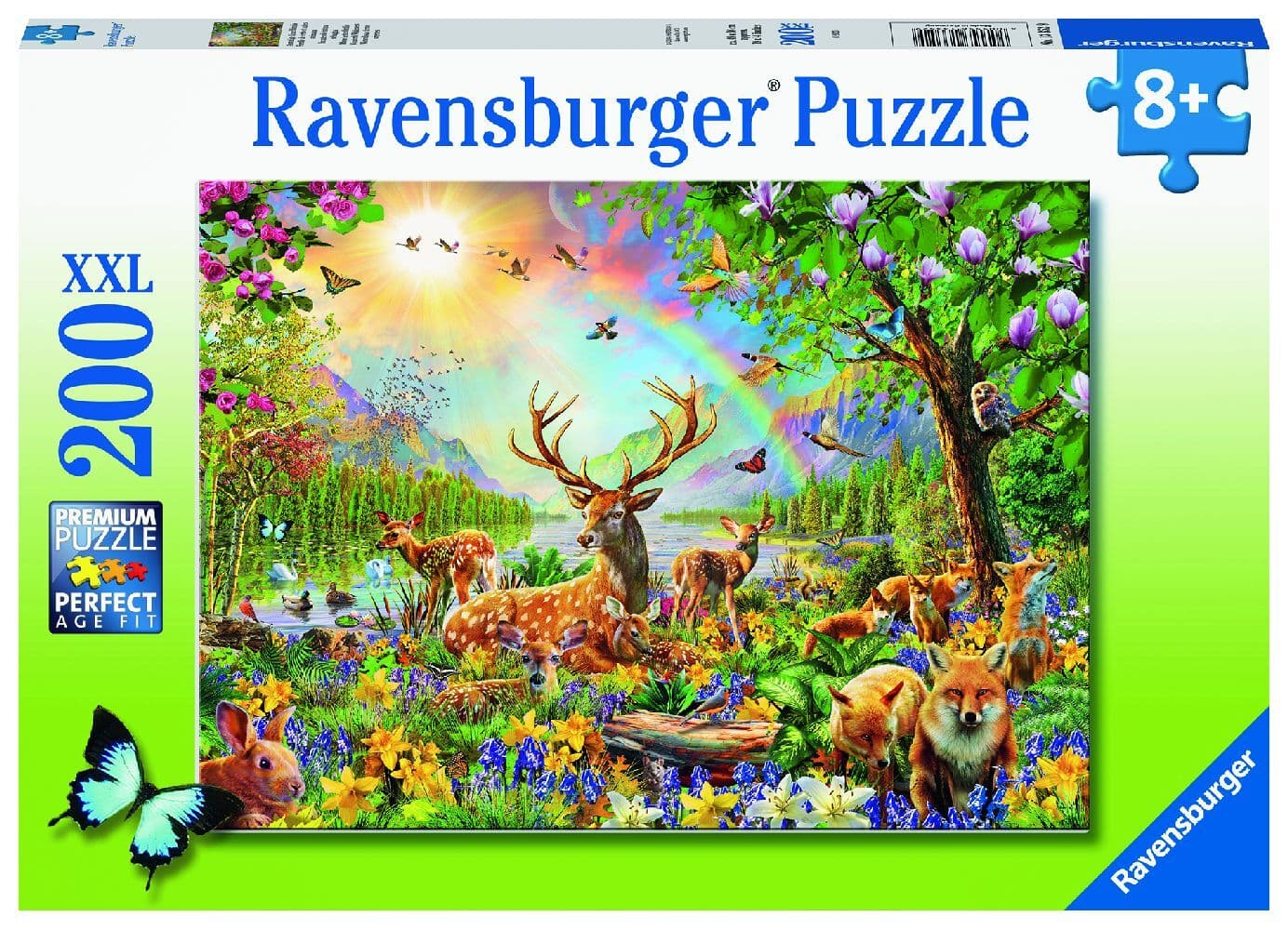 Ravensburger Kinderpuzzle - 13352 Anmutige Hirschfamilie - 200 Teile Puzzle für Kinder ab 8 Jahren
