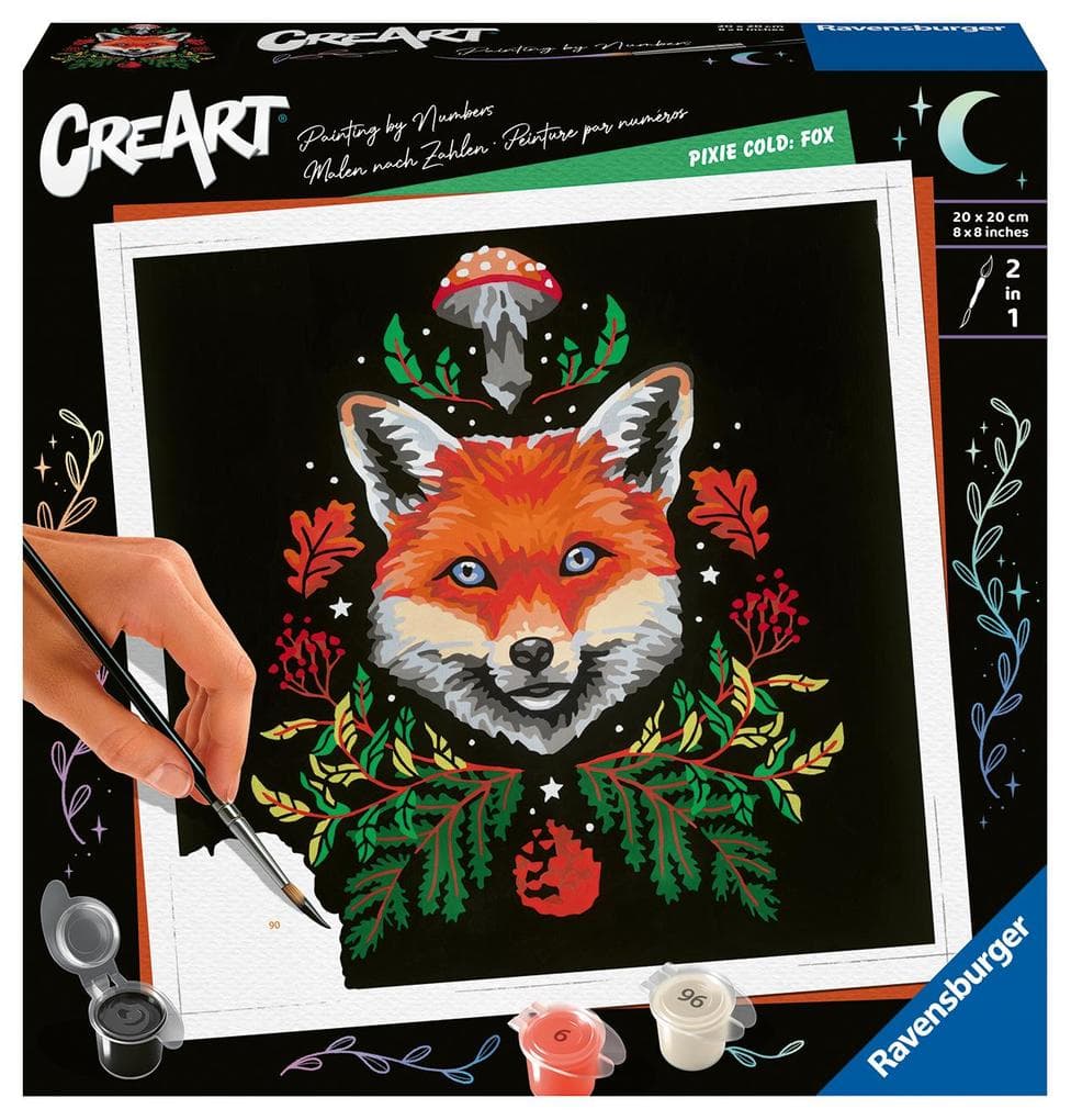 Ravensburger - Malen nach Zahlen - CreArt - Pixie Cold: Fox