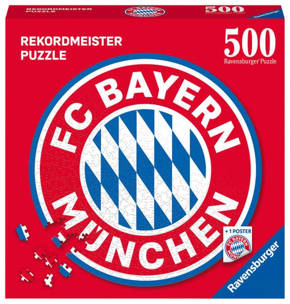 Erwachsenenpuzzle 500 Teile - FC Bayern München - FC Bayern Logo