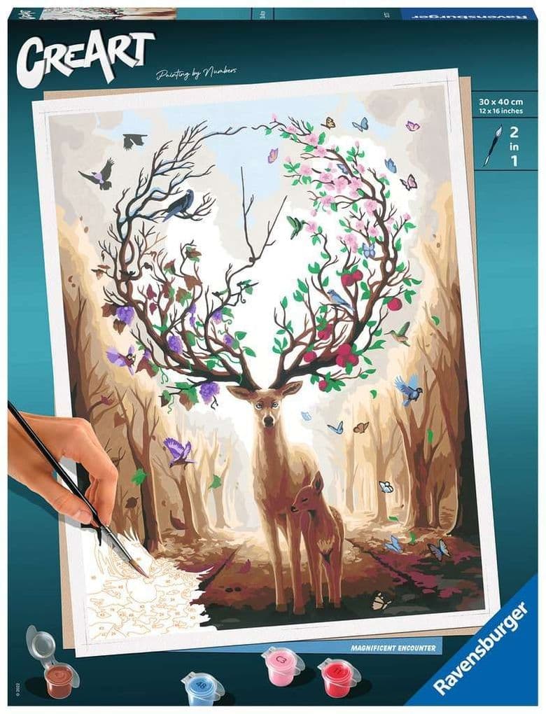 Ravensburger - Malen nach Zahlen - Magnificent Encounter