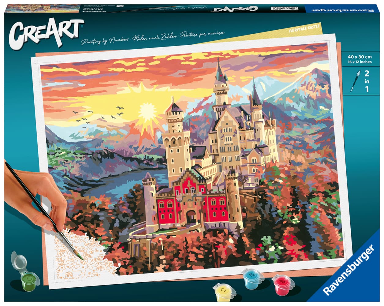 Ravensburger - Malen nach Zahlen - CreArt - Fairytale Castle