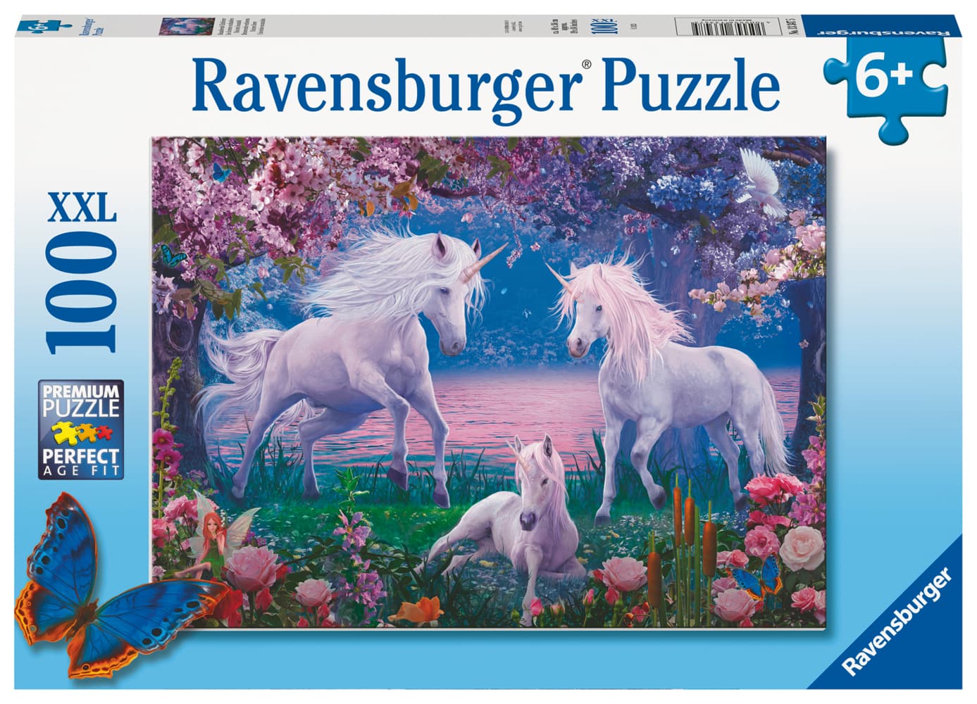 Ravensburger Kinderpuzzle - 13347 Bezaubernde Einhörner - 100 Teile Puzzle für Kinder ab 6 Jahren