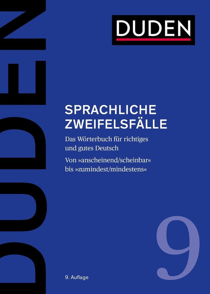 Sprachliche Zweifelsfälle