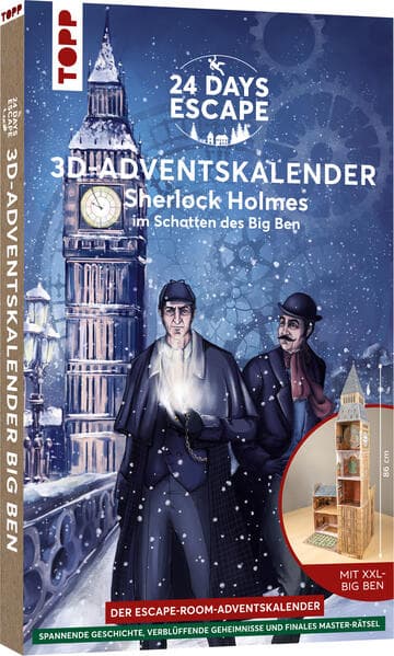 24 DAYS ESCAPE 3D-Adventskalender - Sherlock Holmes im Schatten des Big Ben