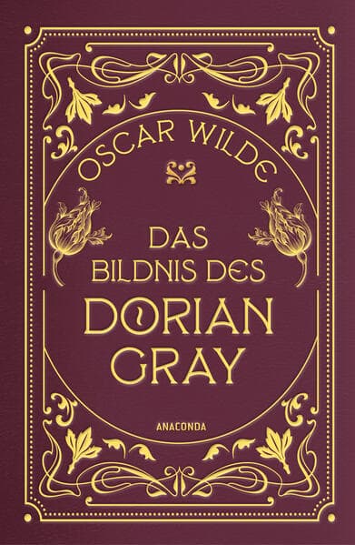Das Bildnis des Dorian Gray. Gebunden In Cabra-Leder mit Goldprägung