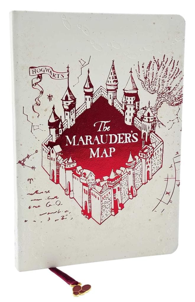 Harry Potter: Marauder's Map(tm) Journal with Ribbon Charm