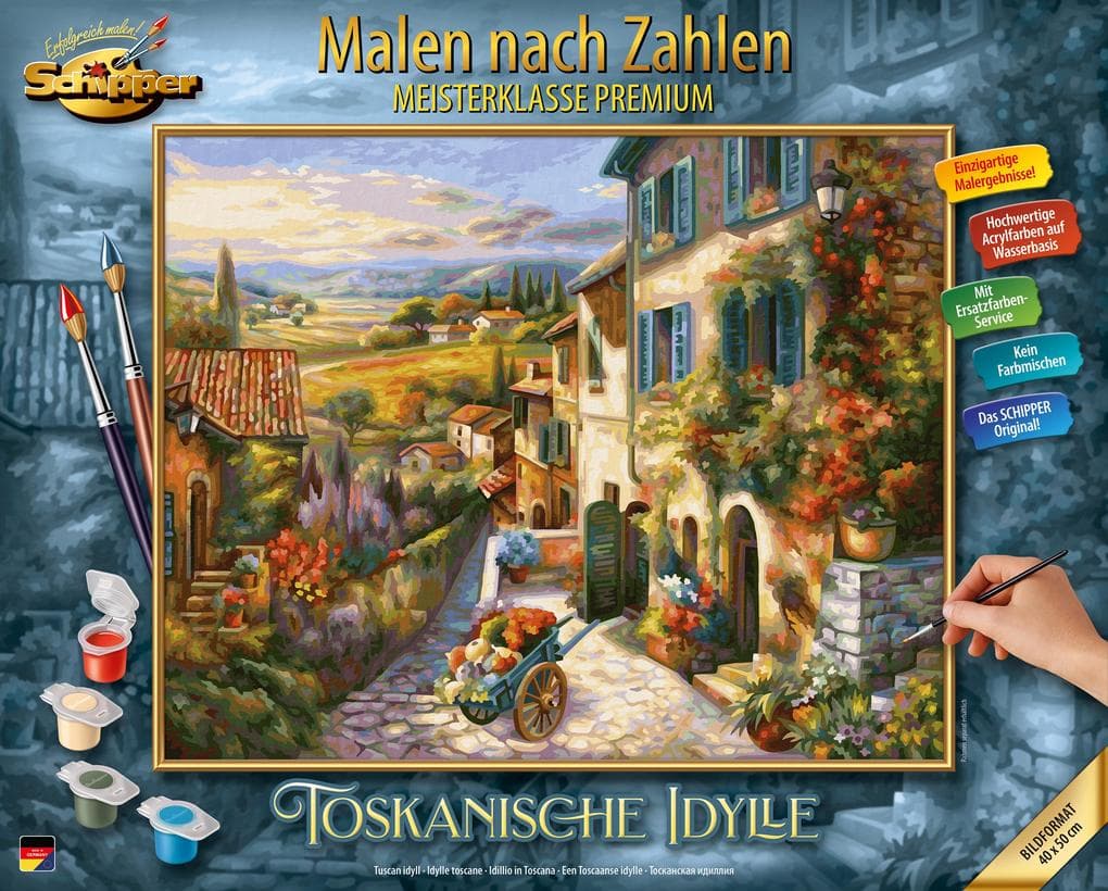 Malen nach Zahlen - Toskanische Idylle