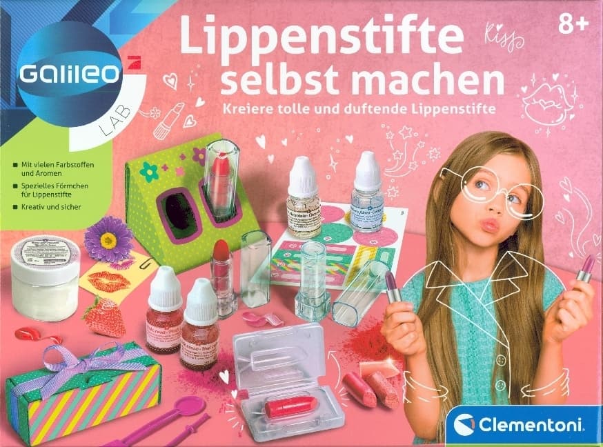 Clementoni - Galileo LAB - Lippenstifte selbst machen