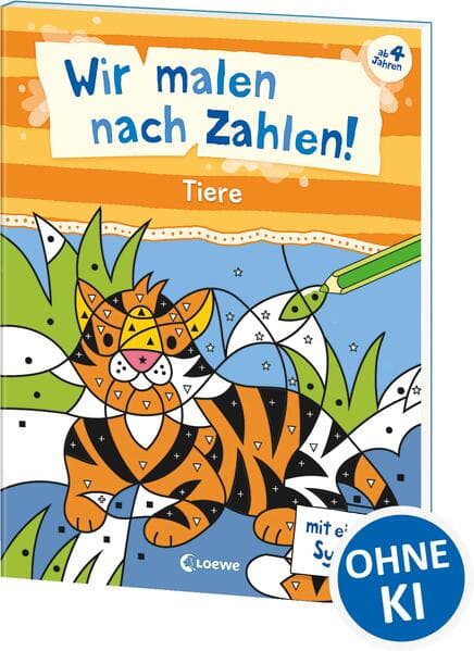 Wir malen nach Zahlen! - Tiere