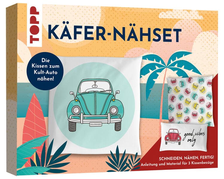 Nähset Kissenbezüge - VW Käfer