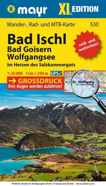Mayr Wanderkarte Bad Ischl - Bad Goisern - Wolfgangsee XL 1:25.000