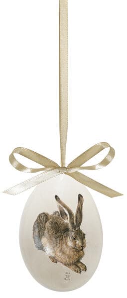 Osterei aus Keramik 'Dürers Feldhase'