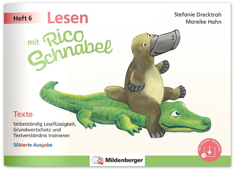 Lesen mit Rico Schnabel, Heft 6: Texte - silbierte Ausgabe