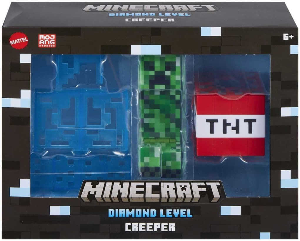 Mattel - Minecraft Collector Diamond Level Creeper
