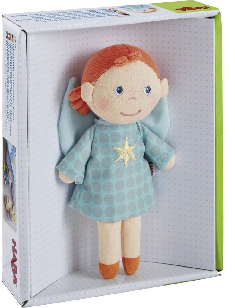 HABA - Minipuppe Schutzengel Mara, 17 cm