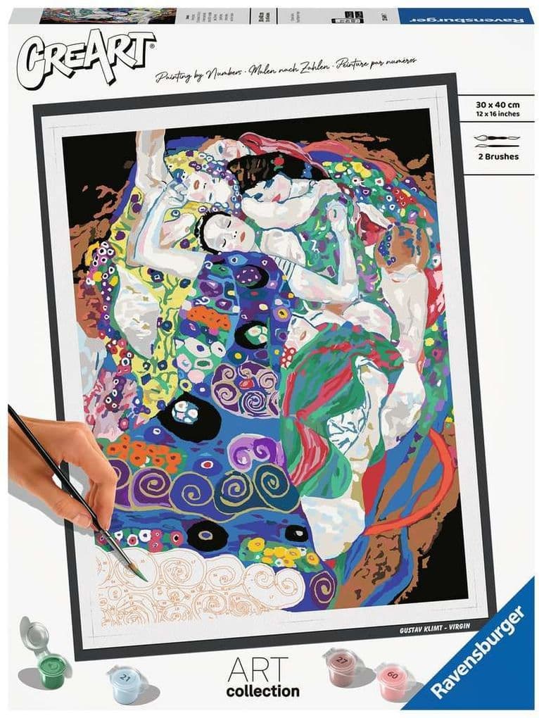 Ravensburger CreArt - Malen nach Zahlen 23649 - ART Collection: Virgin (Klimt) - ab 14 Jahren
