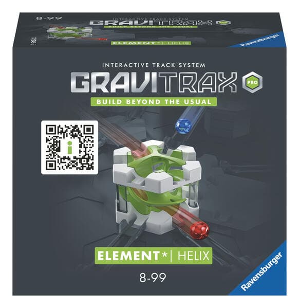 Ravensburger GraviTrax PRO Element Helix -Zubehör für das GraviTrax Kugelbahnsystem. Kombinierbar mit allen GraviTrax Produktlinien, Starter-Sets, Extensions & Elements, Konstruktionsspielzeug ab 8 J.
