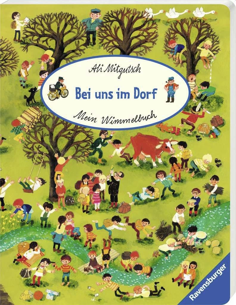 Mein Wimmelbuch: Bei uns im Dorf