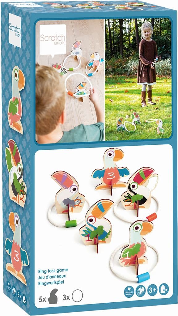 Scratch - Ringwurfspiel Tukan